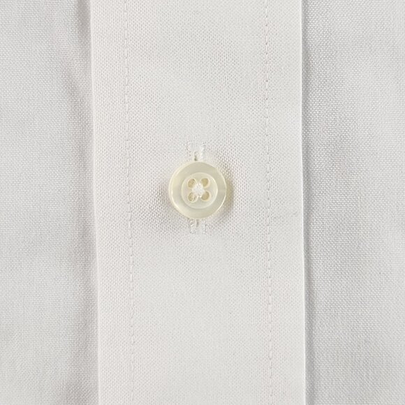 Brooks Brothers All Cotton Point 17 33 Traditional Non-Iron White Button Up Men - Picture 5 of 16